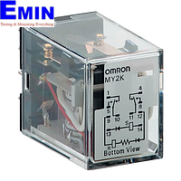 OMRON MY2K-02 24VDC Relay ພະລັງງານຂະໜາດນ້ອຍ (24VDC)