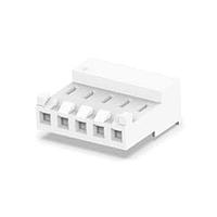 AMP Connectors - TE Connectivity 3-643820-5 ກອງຮັບສະຫນອງປິດດ້ວຍແທບ 5P L.R. ທຳມະຊາດ 24 AWG