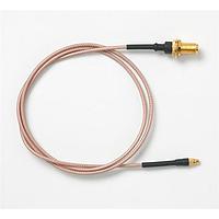 Pomona Electronics 73078-UU-12 ສາຍສະບັບ RF MMCX PLUG TO SMA BKHD JACK RG178 12