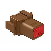 Amphenol SINE Systems AT04-08PD ຕົວເຊື່ອມຕໍ່ AT Series Receptacle 8 Way Key D