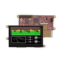 4D Systems uLCD-43DCT-AR ອະເດຕເຕ້ປີເກັດ 4.3 LCD Pk Adaptor Shld&Cbl ສໍາລັບ Arduino