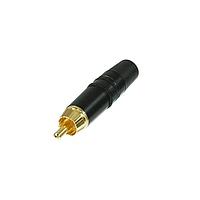 REAN NYS373-0-U ປຸ່ມຕໍ່ສາຍ RCA Phono PLUGS RCA GLD CONTCT ສີດຳ; ຈຳນວນຫຼາຍ REAN