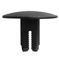 Essentra Components BR2-226-01BK ສແນັບ-ຕູ່ມກັນ ລິເວດ ລິເວດ ບາບ 0.406 ຫົວ OD ສີດຳ