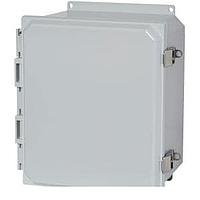 Hammond Manufacturing PCJ14126L ປົກຄຸມລາດຊ໌, ເຫຼັ້ມໄມເຕດ Polycarb 14X12X6 ລາດຊ໌ມີຂາ
