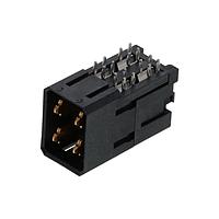 Molex 78211-1011 Headers IMPACT PWR 3PR RA HD HDR PF .76AuLF 4CKT