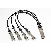 Molex 100345-1051 ເຄັບເຕີເນັດ Ethernet / ເຄັບເຄືອກຂ່າຍ zQSFP+ ເປັນ 4zSFP+_25G CBL 0.5m LGTH 30AWG