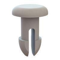Essentra Components 27PIF0053 ອຸປະກອນກັບກັບດ່ວນ Push-In, ຮູ .175, ຄວາມຫນາແຜ່ນ .242