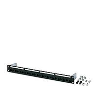 PHOENIX CONTACT 1422979 ແຜ່ນຕິດຕັ້ງ Patch Panels CUC-PP-FR19:1U-I- EMPTY:24 BK
