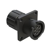 Amphenol SINE Systems FLS010N6SHEC03 ຕົວເຊື່ອມ 6 POS SQUARE FLANGE RECEPT