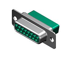 Molex / FCT 173109-0408 ຕໍ່ຕໍ່ D-Sub - ຄວາມໜາ້ນມາດຕະຖານ FCT DSUB CRP RCPT 9 PN