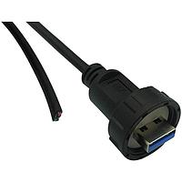 Stewart Connector 67U3AD-006-K USB 3.0 IP67 USB 3.0 ປະເພດ A ຜູ້ຊາຍ ເຖິງສິ່ງທີ່ປົກກະຕິ 6FT