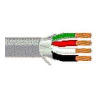 Belden 5302FE 008500 ສຽງ, ຄວາມປອດໄພ ແລະ ເປັນສັນຍານ 18AWG 4C STRNDED 500ft SPOOL ສີເທົາ