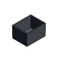 Hammond Manufacturing 1596B101 ກະຕ່າປອດຕິ້ງ Potting Box, Pack 1 0.59x.79x.98" Pack1