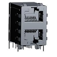 Abracon ARJM21A1-547-AB-EW2 ມັກເນຕິກ ຈໍກ RJ45 10/100/1000 Base-T 2x1 ມຸມຂວາ N/A ຜ່ານຮູ