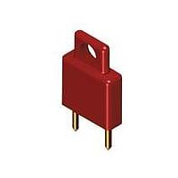 Keystone Electronics 1462R ອຸປະກອນບອດວົງຈອນ - PCB .400 SHORTING PLUG ແດງ