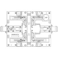 Qorvo T1G2028536-FL/FS 1.2-1.4GHz EVB5 ບອດທົດລອງ RF Transistor DC-2GHz P3dB 260W