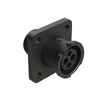 Amphenol SINE Systems FLS010N2S03-PM ຕົວເຊື່ອມ 4 (2+2) ຕຳແໜ່ງ ກົງສີ່ແຂນ ຮັບສະບັບ