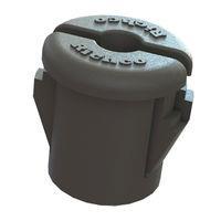 Essentra Components SB-1 ຊນບ ຊນບ ບັດຊິ້ງ, ສີດຳ, 3/8 ນິ້ວ ຮ່ອງ