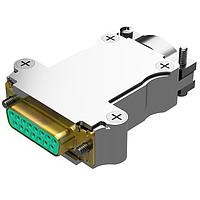 Amphenol Positronic RD37S10ANES ຕູກສະບັບ D-Sub ຍິງ ຕໍ່ກັນ 37P ສ້າງດ້ວຍເຫຼັ້ມສແຕນເລດທີ່ຖືກບັນທຶກ, ການປະກອບຮອບປະກອບດ້ວຍກະແປງກະທົບ Jackscrews