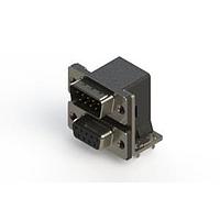 EDAC 663-009-364-031 ຕູ້ສະຫນອງ Dual Port D-Sub ມຸມຂວາ ຕູ້ສະຫນອງ Dual Port D-Sub
