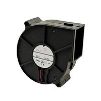 Same Sky (formerly CUI Devices) CBM-7525C-125-301-22 ພູມລົມ dc blower, 75.2 x 74.2 x 25 mm, 12 Vdc, omniCOOL, 2500 RPM, 7.39 CFM, TS/PWM