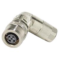 HARTING 21038214530 ຕົວເຊື່ອມຕໍ່ມິດຕະພາບວົງກົມ M12 Acode 4/5pin FE PushPull, ມີການປ້ອງກັນ