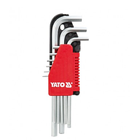 YATO YT-0508 10PCS Extra Long Arm Ball PointHex Key Set (2.0mm ~ 12.0mm)