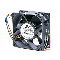 Delta Electronics, Inc. AFC0948DE-TP20 ພັງລົມ Tubeaxial, 92x38mm, 48VDC, 159.37CFM, 28.8W, 0.6A, 67dBA, Ball, 4-Leads, Tach/PWM