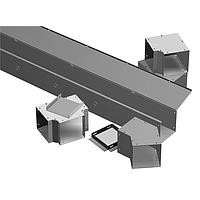 Hammond Manufacturing CWST696NK ທ່ອສາຍແລະທາງຜ່ານ STRAIGHT SECTION 6X6X96