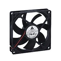 Delta Electronics, Inc. AFB0912LD-R00 ພັງລົມ Tubeaxial Tubeaxial, 92x20mm, 12VDC, Ball Bearing, 3-Lead Wires, Locked Rotor Sensor