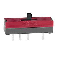 NKK Switches SS14MDP2 ສະລາຍສະລັອກສະໄລດຂະໜາດນ້ອຍສຸດ Ultra-Miniature Slide Switches SP3T ON-ON-ON TOP