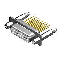 Molex / FCT 173109-1142 ມາດຕະຖານຄວາມໜາແຮງ FCT DSUB STR PC RCPT 09 PN W/SNAPIN