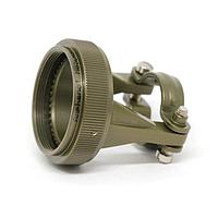 Amphenol PCD M85049/124S25W ຕິດຕໍ່ວົງກົງມາດຕະຖານ 124 ຄລັມປ໌ການບັງຄັບການຄຸ້ມຄອງແຮງດຶງ Backshell