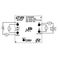 Analog Devices DC1221B ບົດທົດສອບຕົວຄວບຄຸມແຮງດັນສະໄໝ - Switching Regulator LT3502EDC Demo Board - 750kHz/2.2MHz,500
