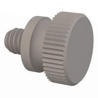 Essentra Components 090832018T ກຸມນິ້ວມີລັກສະນະລະດັບຂອງກຸມນິ້ວ, #8-32 ການດັບກະດູກ, 3/16 ຍາວ