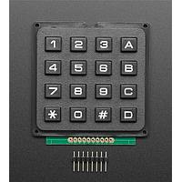 Adafruit 3844 ອະໄຫຼ່ແລະສ່ວນປະກອບ 4x4 Matrix Keypad