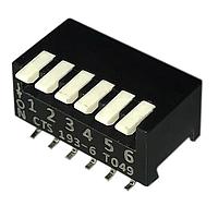 CTS Electronic Components 193-6MSR ສະຫນາມສະລັບ DIP 6 ສ່ວນສະລັບ SPST