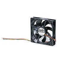 Sanyo Denki 9S1212P4F01 ພັນລະຫັດ Axial DC Axial Fan, 120x120x25mm, 12VDC, Silent Series, Tachometer, PWM