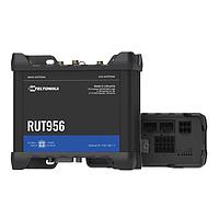 Teltonika RUT956400V00 ເຄື່ອງເຊື່ອມຕໍ່ເຄືອກມືຖື Cellular Router, 4G/3G/2G/LTE CAT4, Dual SIM, WiFi 2.4 Ghz, 4 x Ethernet, 10x I/Os, RS232, RS485, GNSS (GPS), USB. ເຂດພື້ນທີ່: ຮຸ່ນທົ່ວໂລກ. ອຸປະກອນຈຳໜ່າຍພະລັງງານສາກົນ