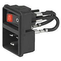 Schurter EC11.0021.201 ປະຕູເຂົ້າ 20A 2-P SW ແດງ ແສງສະຫຼອງ