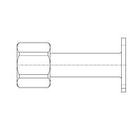 Kings 52-939-3100-01 ຕົວແປ RF - ລະຫວ່າງຊຸດ N PLUG ໄປ SMP JACK ADAPTER