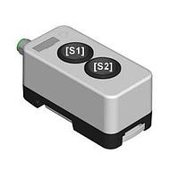 EAO 73-00001.1 ກະເປົາປຸ່ມຢຸດສະພາບຉັດເຫດ Smart Box ສີຂາວ ມີປຸ່ມສະຫມຸດ 2 x 84 Series ເຊື່ອມຕໍ່ກັບຂໍ້ມູນ M12 ຕິດຕັ້ງບົດ DIN