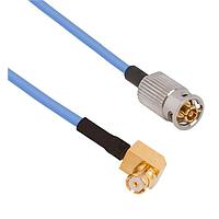 Amphenol SV Microwave FQSMPM-047-FRSMP-180 ສາຍສະບັບ RF SMPM F QB ເຖິງ SMP R/A F 18" ສາຍ