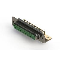 EDAC 622-M25-660-GT4 ຕົວເຊື່ອມ D-Sub - ຄວາມໜາ້ຄວາມຖືກມາດຕະຖານ EDAC ມຸມຂວາ ຕົວເຊື່ອມ D-Sub