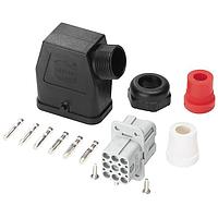 SIEMENS 3RK19020CQ00 ຊຸດຕິດຕໍ່ CABLE MOTOR SUPPLY 10M 4X1.5MM2 9-POLE