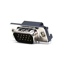 Amphenol Commercial Products L717HDE15PD4CH4R ຕູ້ຕໍ່ສັນຍາ D-Sub ຄວາມໜາແບບສູງ 15P Sz E Hi Density Pin Rear Insert 4-40