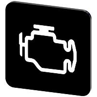 SIEMENS 3SU19000AF160RY0 ປ້າຍປະກັດ, ປ້າຍປະກັດມະໂຕເຕີ INSCR., ສີດຳ 22 X 22MM, ມະໂຕເຕີ