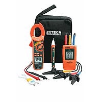 EXTECH MA640-K ຊຸດທົດສອບ Clamp Meter (600A; true RMS)