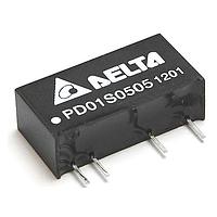 Delta Electronics, Inc. PD01S1215A ຕົວແປ DC/DC ທີ່ແຍກອອກ, 15Vout, 1W