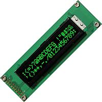 Microtips Technology UMSH-3267MD-2UB ໂມດູນສະແດງຕົວອັກສອນ LCD 20x2 VLCD ຕົວອັກສອນສີຂຽວ LED Backlight